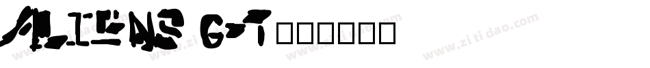 ALIENS GT字体转换